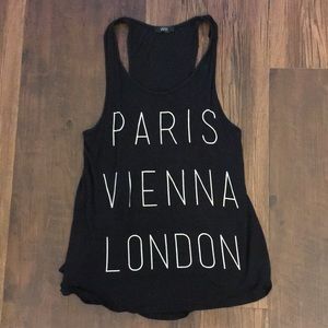 Loose racer back tank